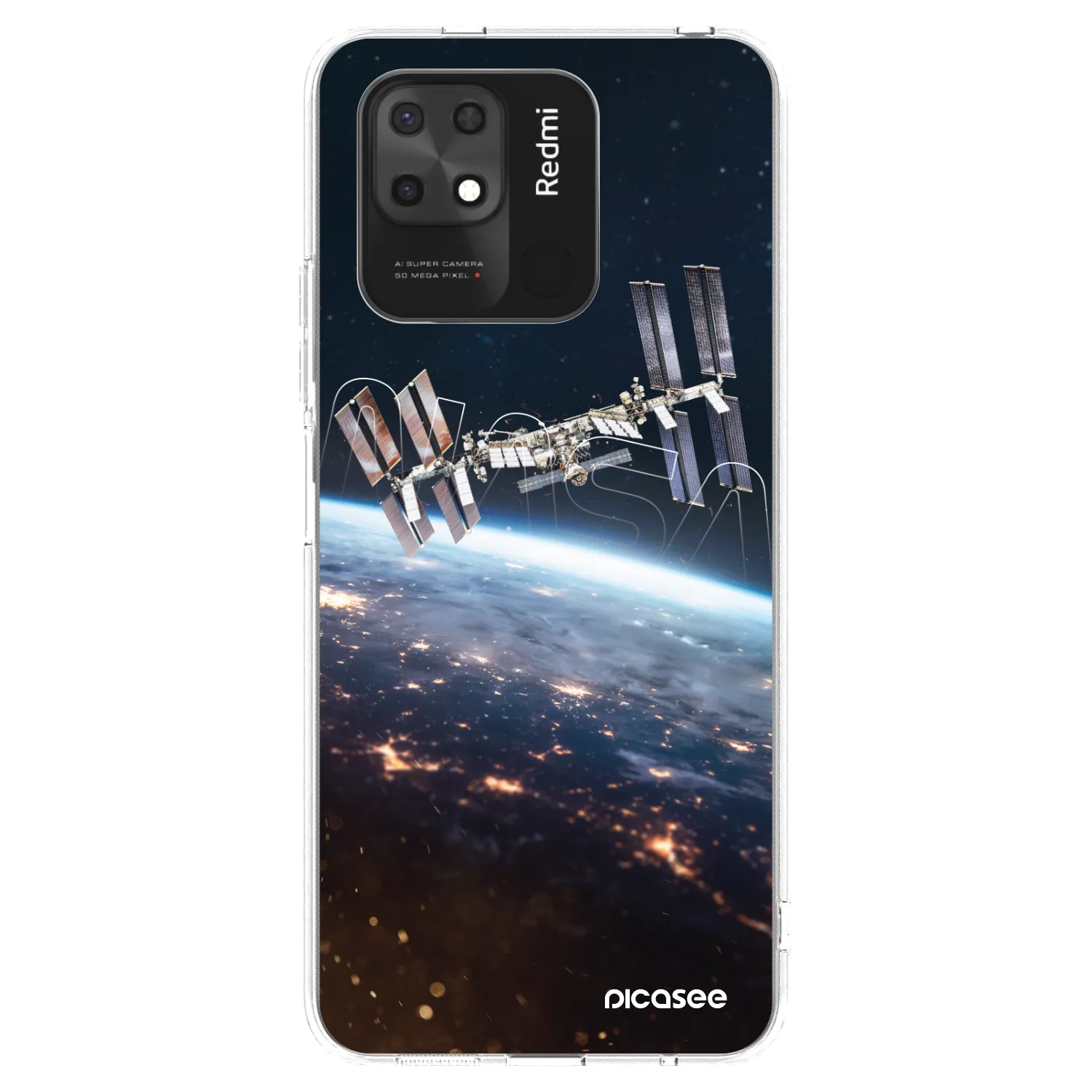 Picasee silikonski prozorni ovitek za Xiaomi Redmi 10C - Station