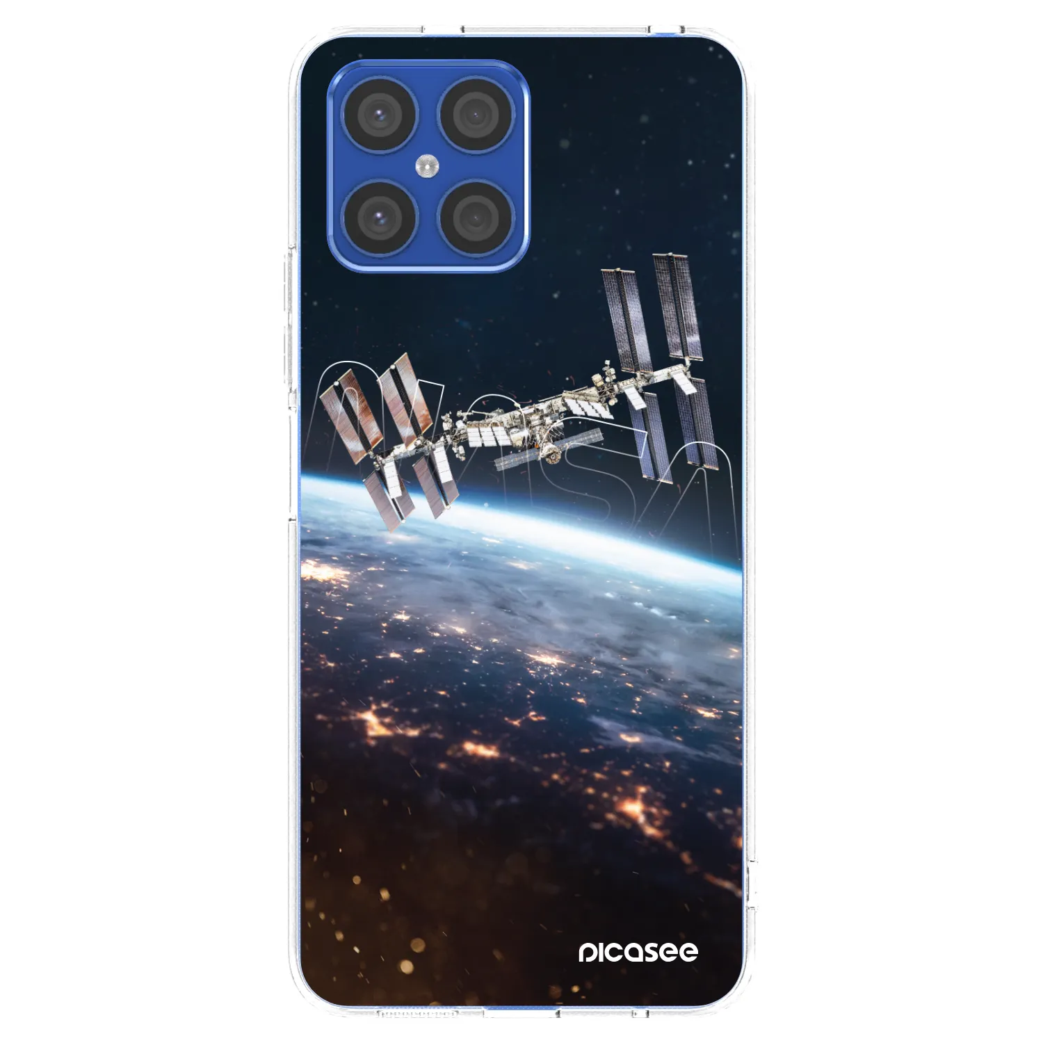 Picasee silikonski prozorni ovitek za Honor X8 4G - Station