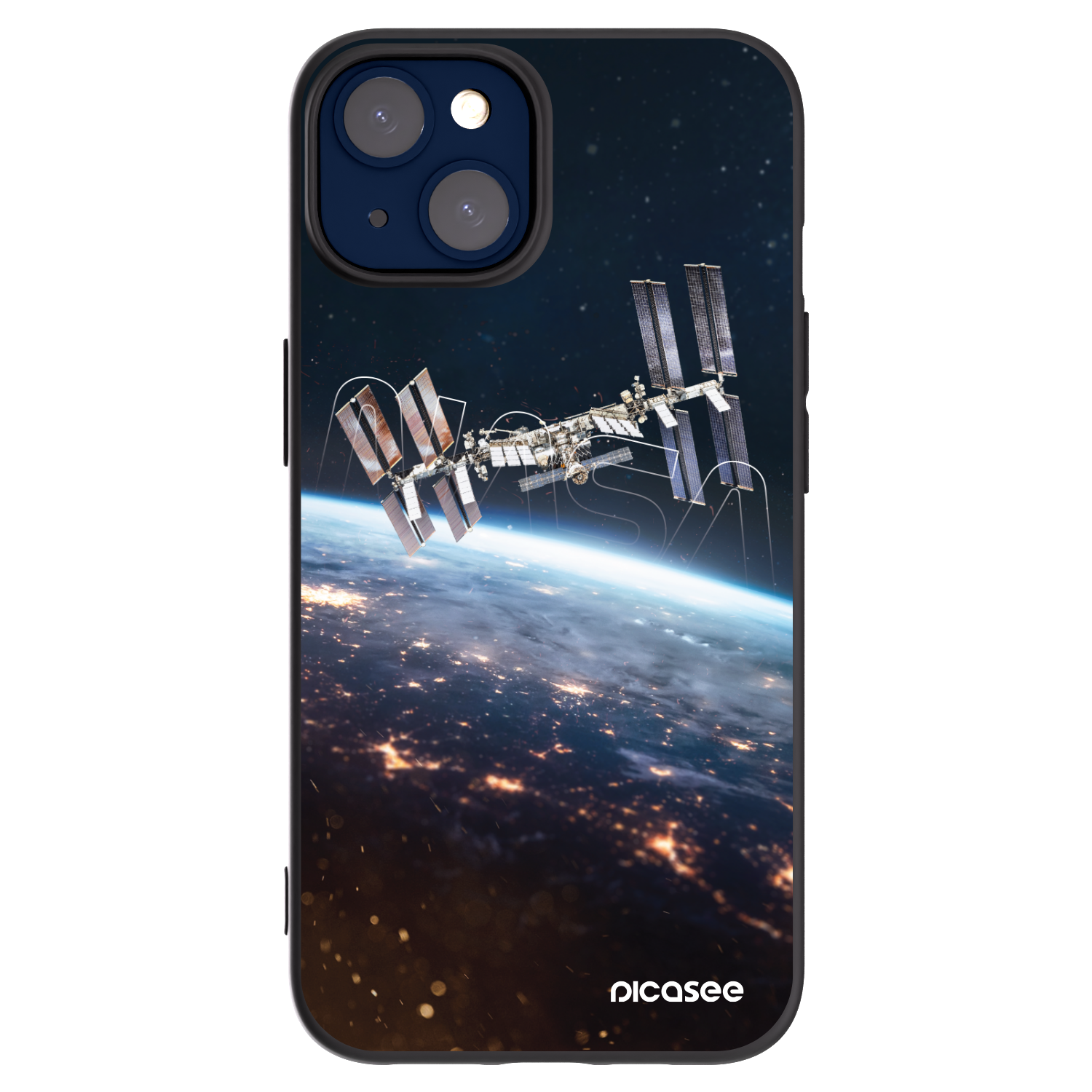 Picasee silikonski črni ovitek za Apple iPhone 14 - Station