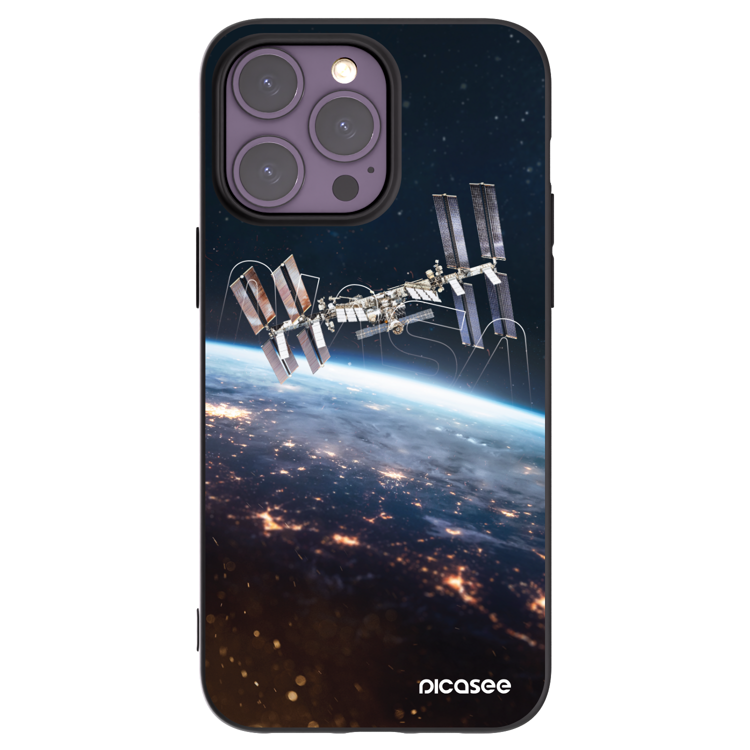 Picasee silikonski črni ovitek za Apple iPhone 14 Pro Max - Station