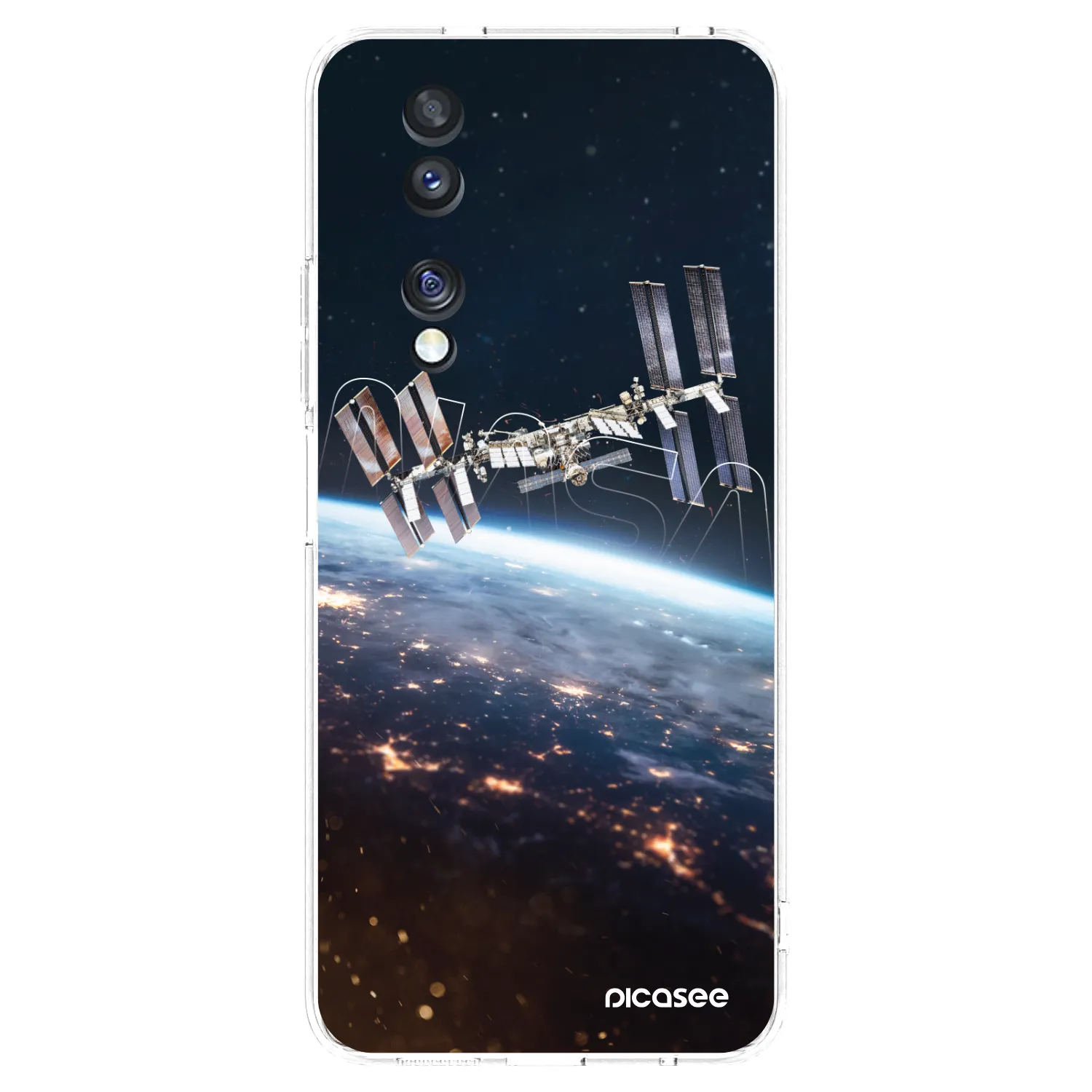 Picasee silikonski prozorni ovitek za Honor 70 - Station
