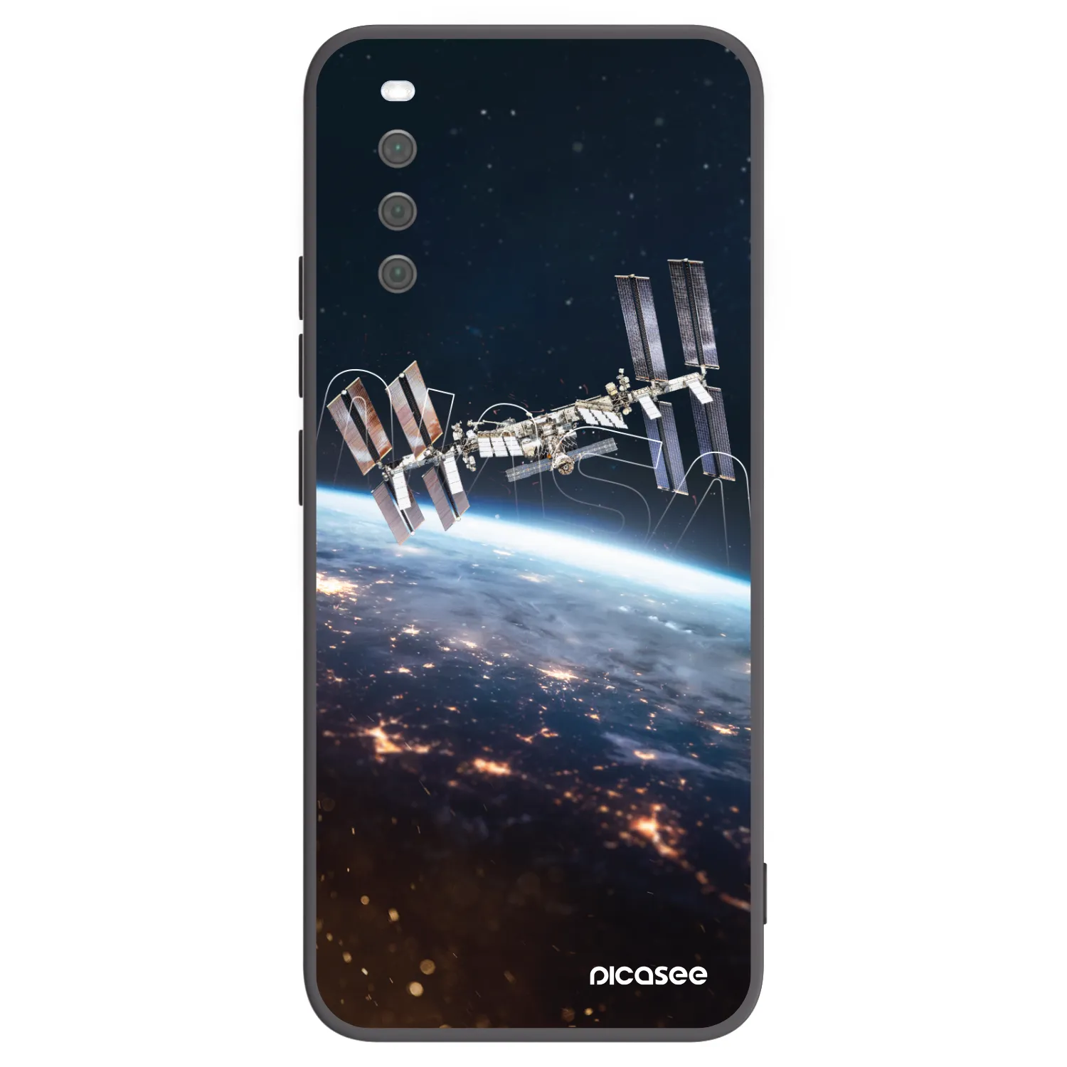 Picasee silikonski črni ovitek za Sony Xperia 10 III - Station