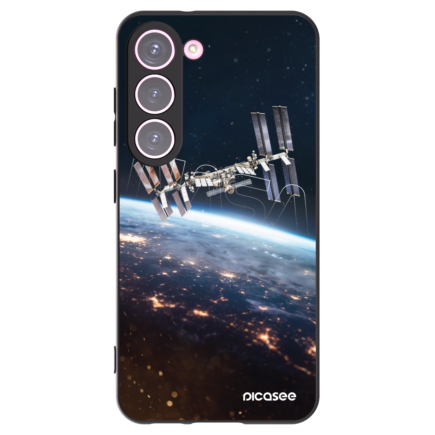 Picasee silikonski črni ovitek za Samsung Galaxy S23 5G - Station