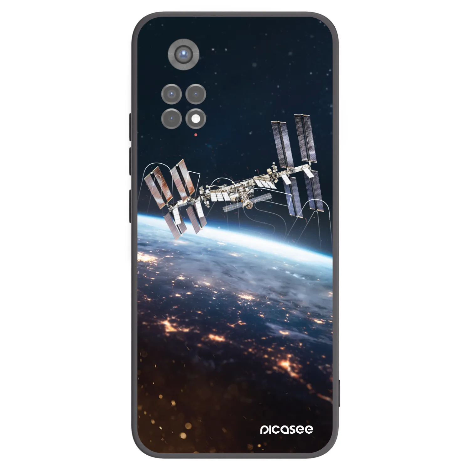 Picasee silikonski črni ovitek za Xiaomi Redmi Note 11S 5G - Station