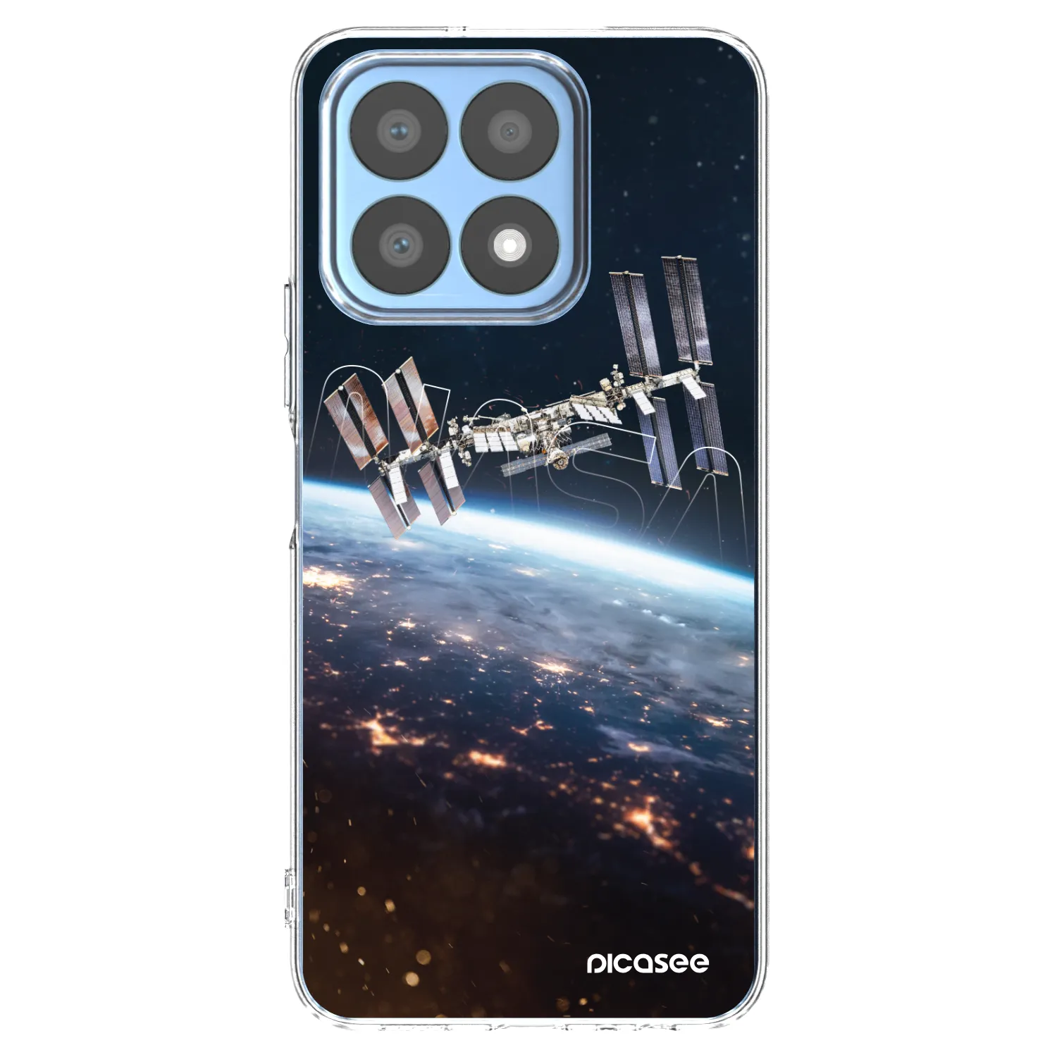 Picasee silikonski prozorni ovitek za Honor X8a - Station