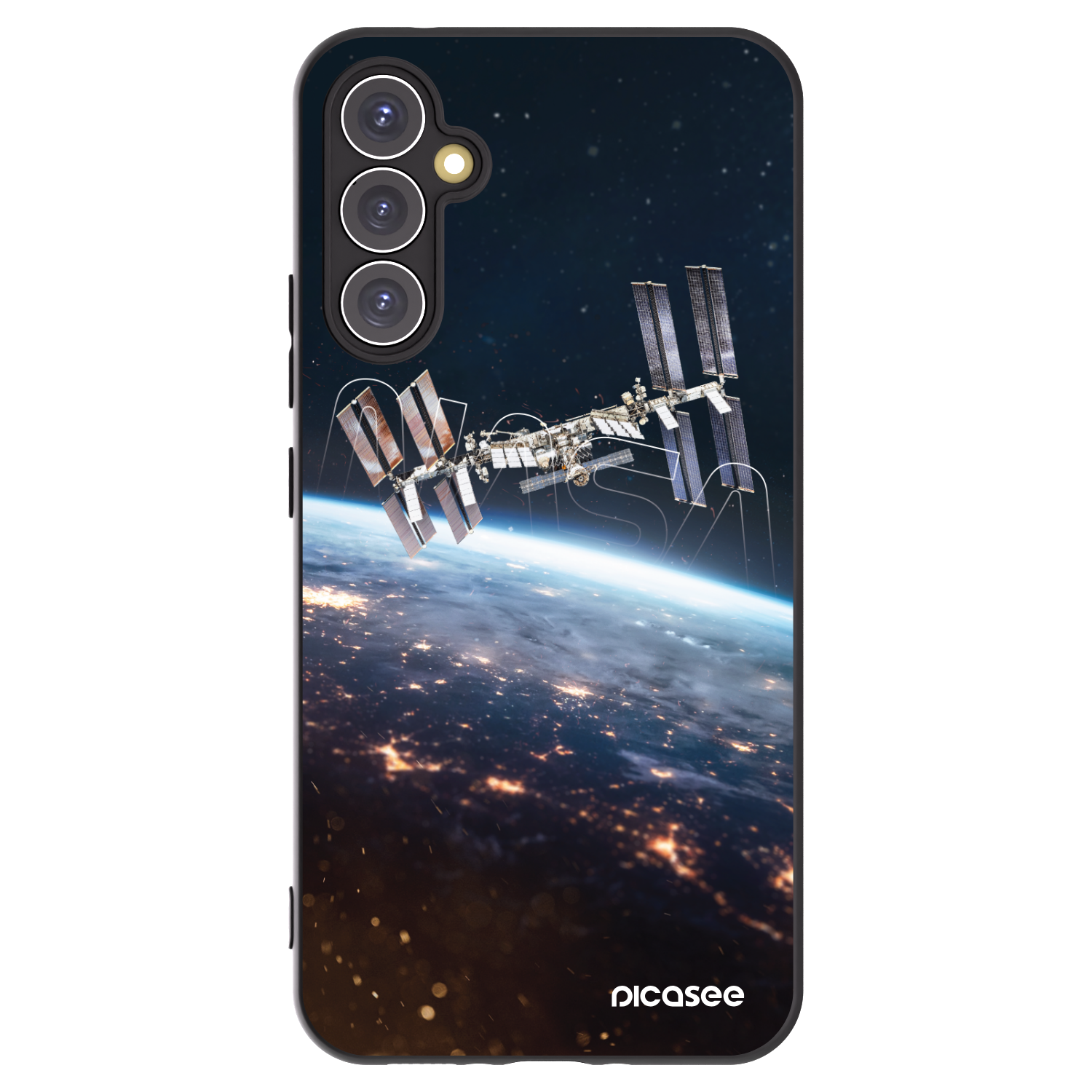 Picasee silikonski črni ovitek za Samsung Galaxy A34 5G A346B - Station