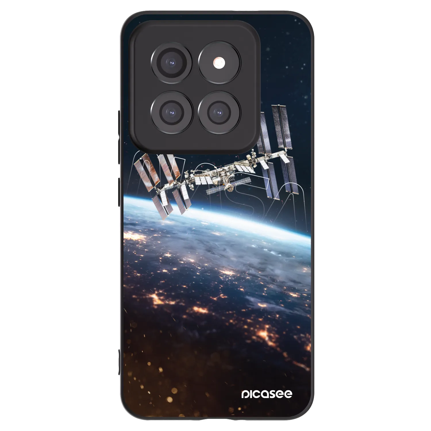 Picasee silikonski črni ovitek za Xiaomi 14 Pro - Station