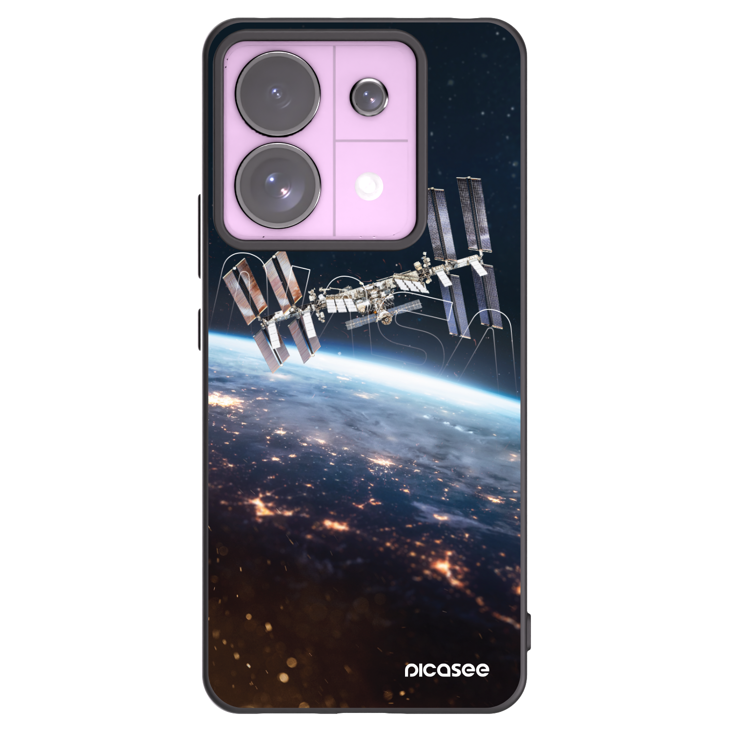 Picasee silikonski črni ovitek za Xiaomi Redmi Note 13 Pro 5G - Station