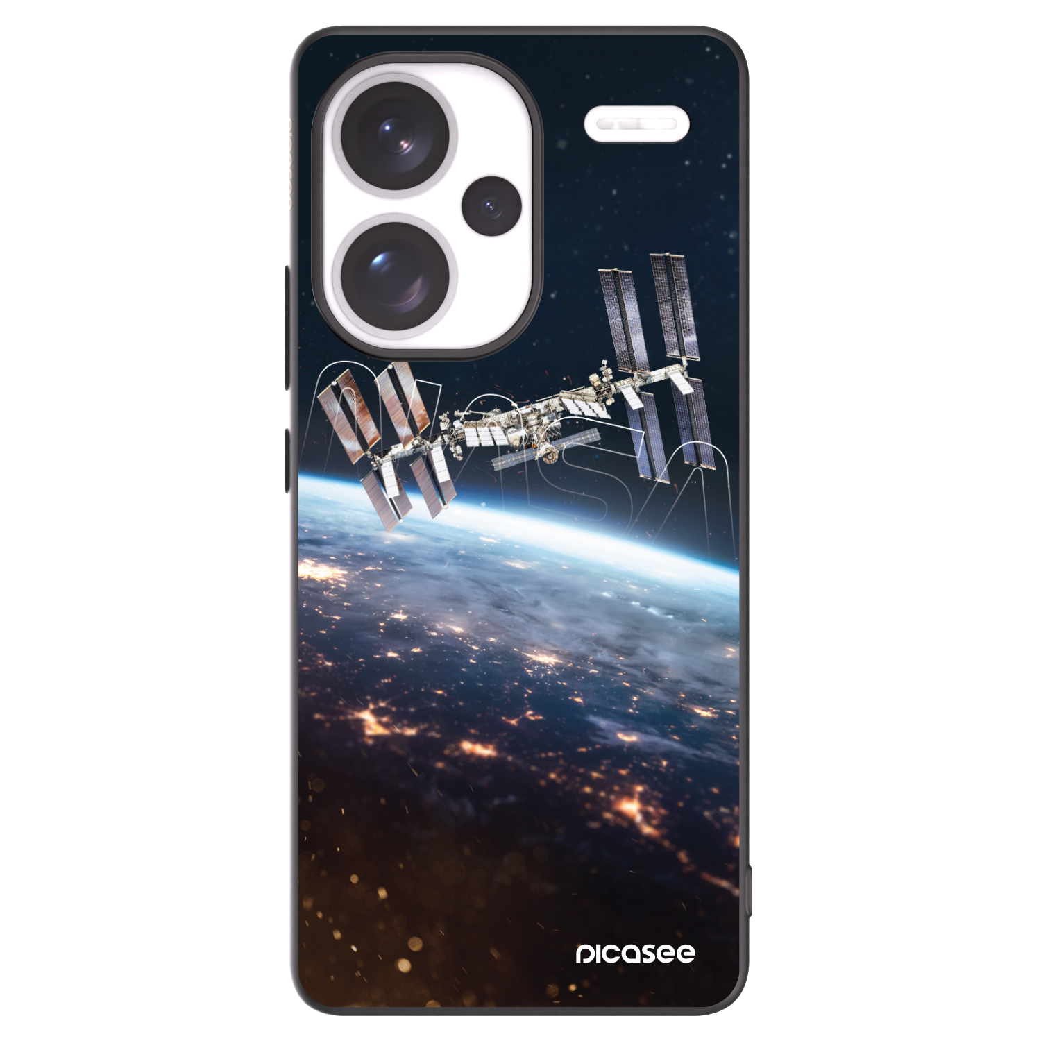 Picasee silikonski črni ovitek za Xiaomi Redmi Note 13 Pro+ 5G - Station