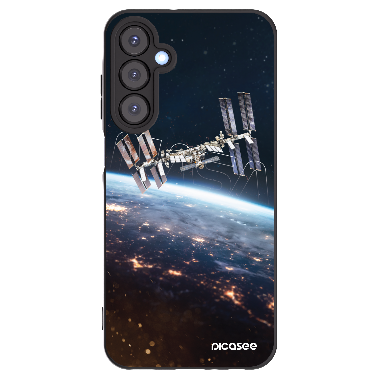 Picasee silikonski črni ovitek za Samsung Galaxy A25 A256B 5G - Station