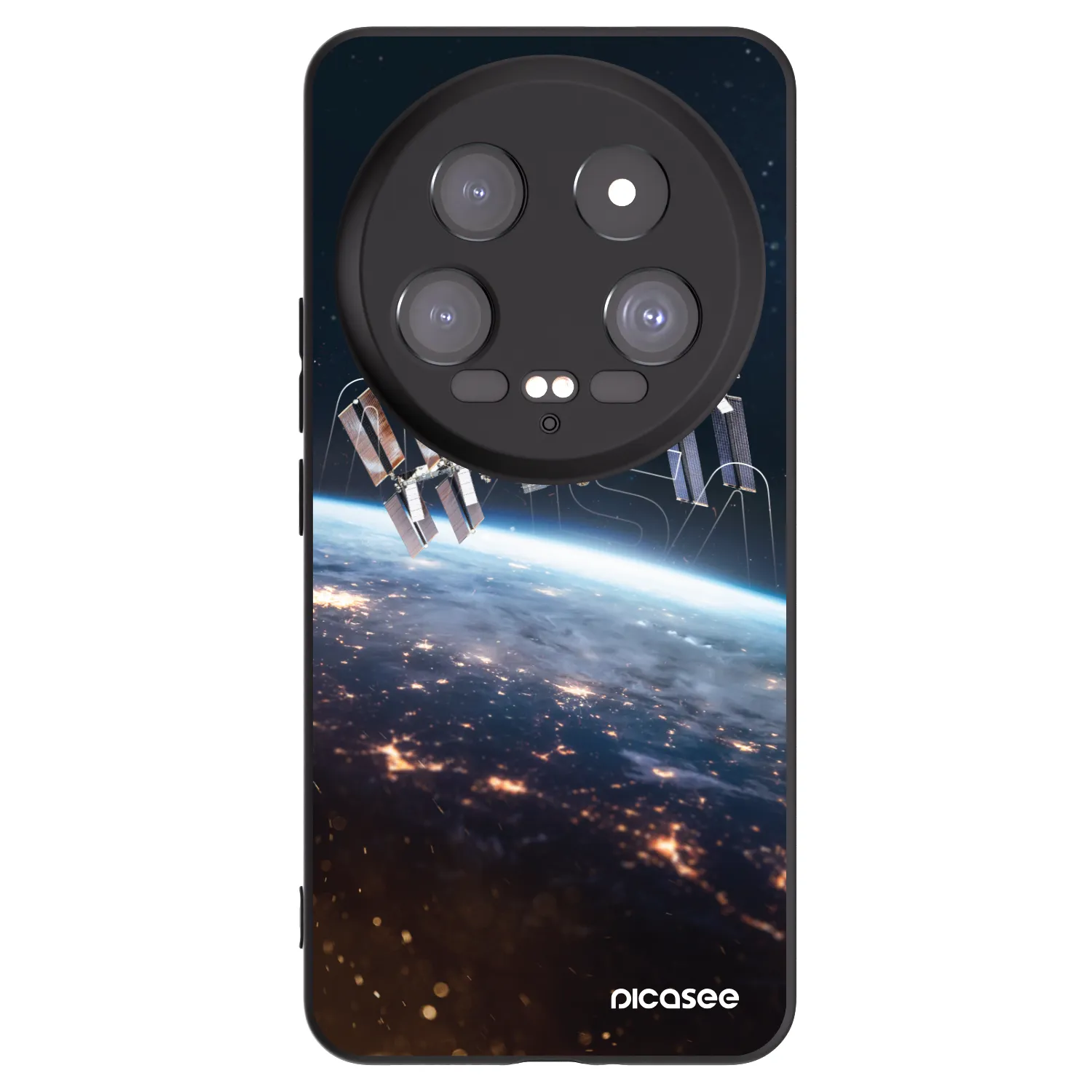 Picasee silikonski črni ovitek za Xiaomi 14 Ultra - Station