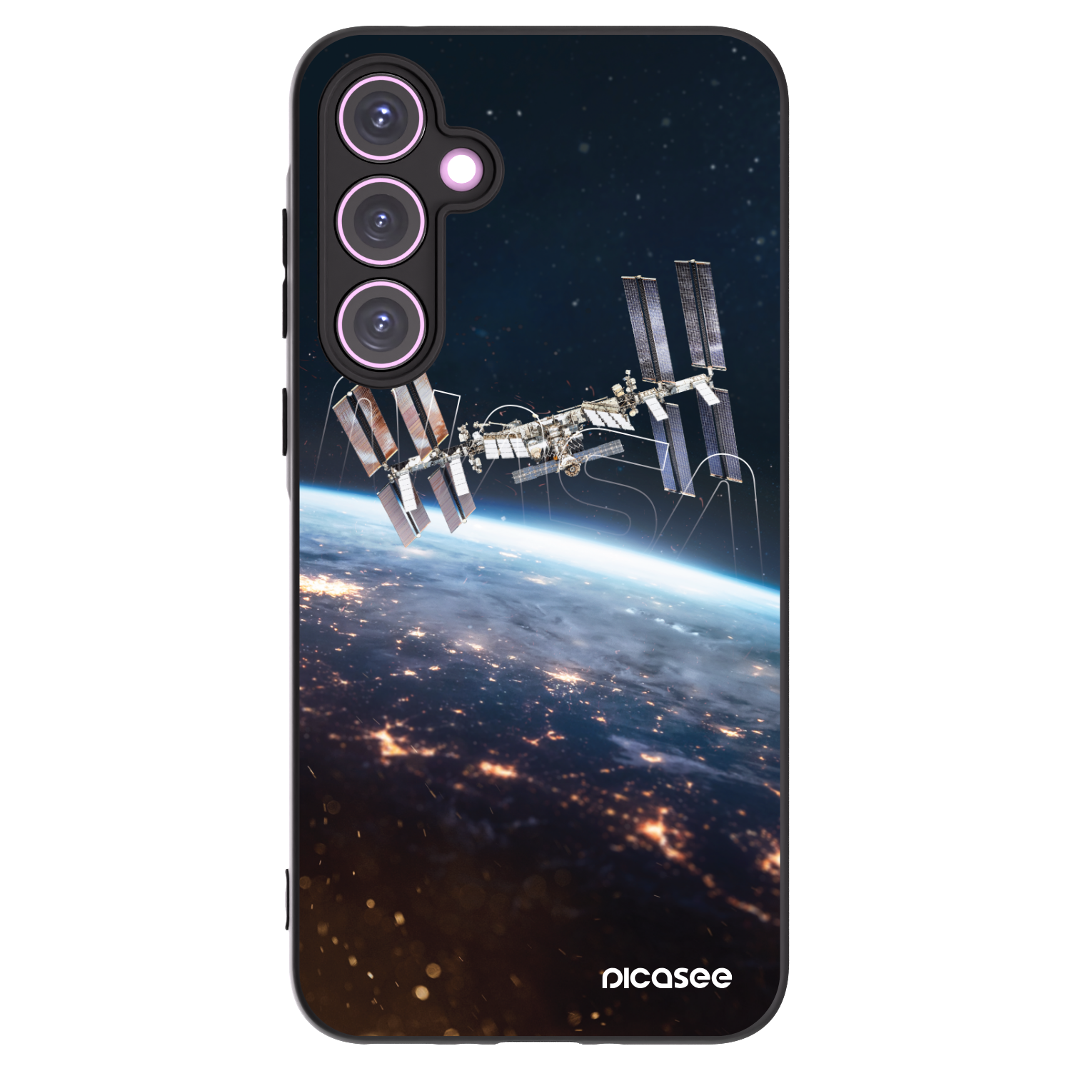 Picasee silikonski črni ovitek za Samsung Galaxy A35 5G A356B - Station