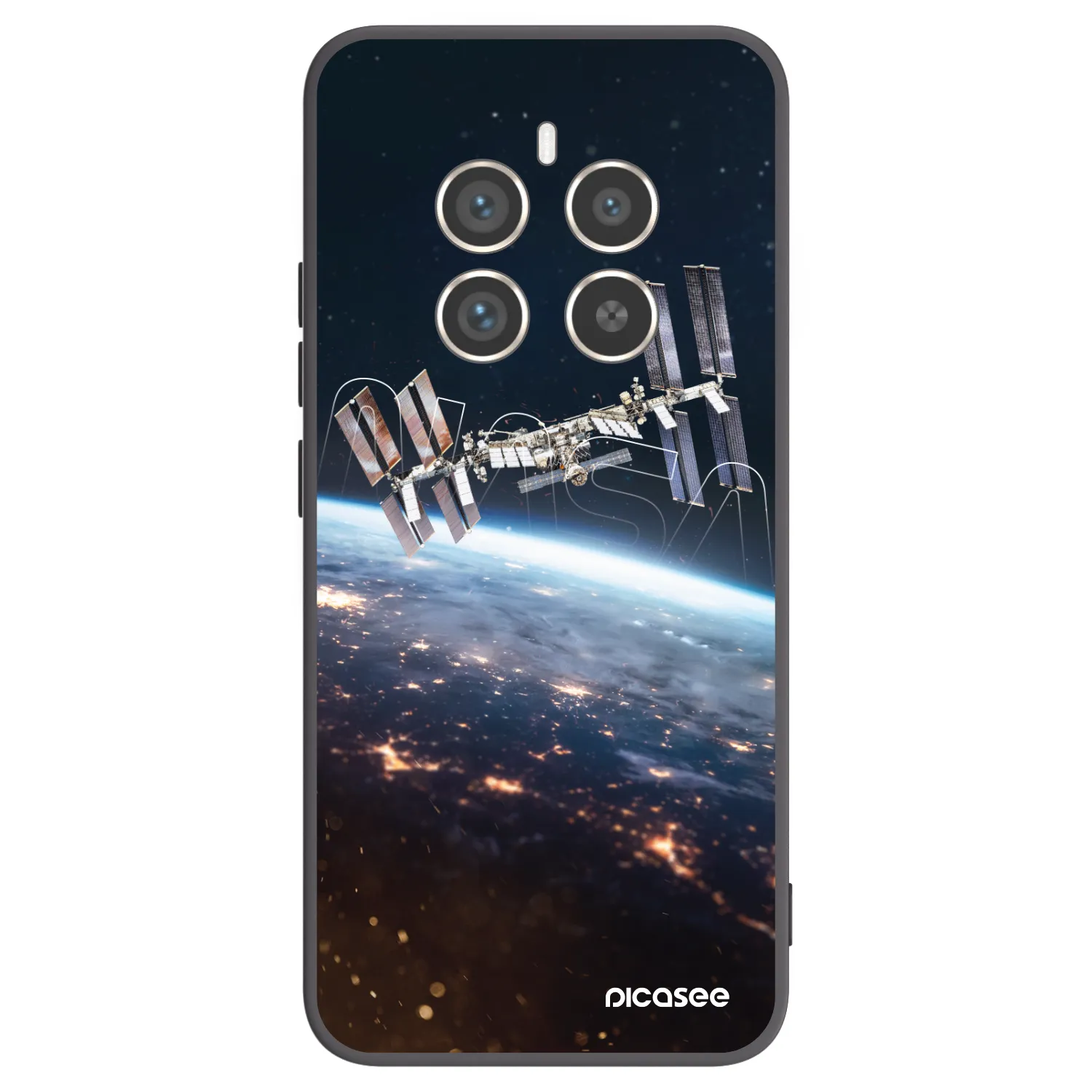 Picasee silikonski črni ovitek za Realme 12 Pro 5G - Station
