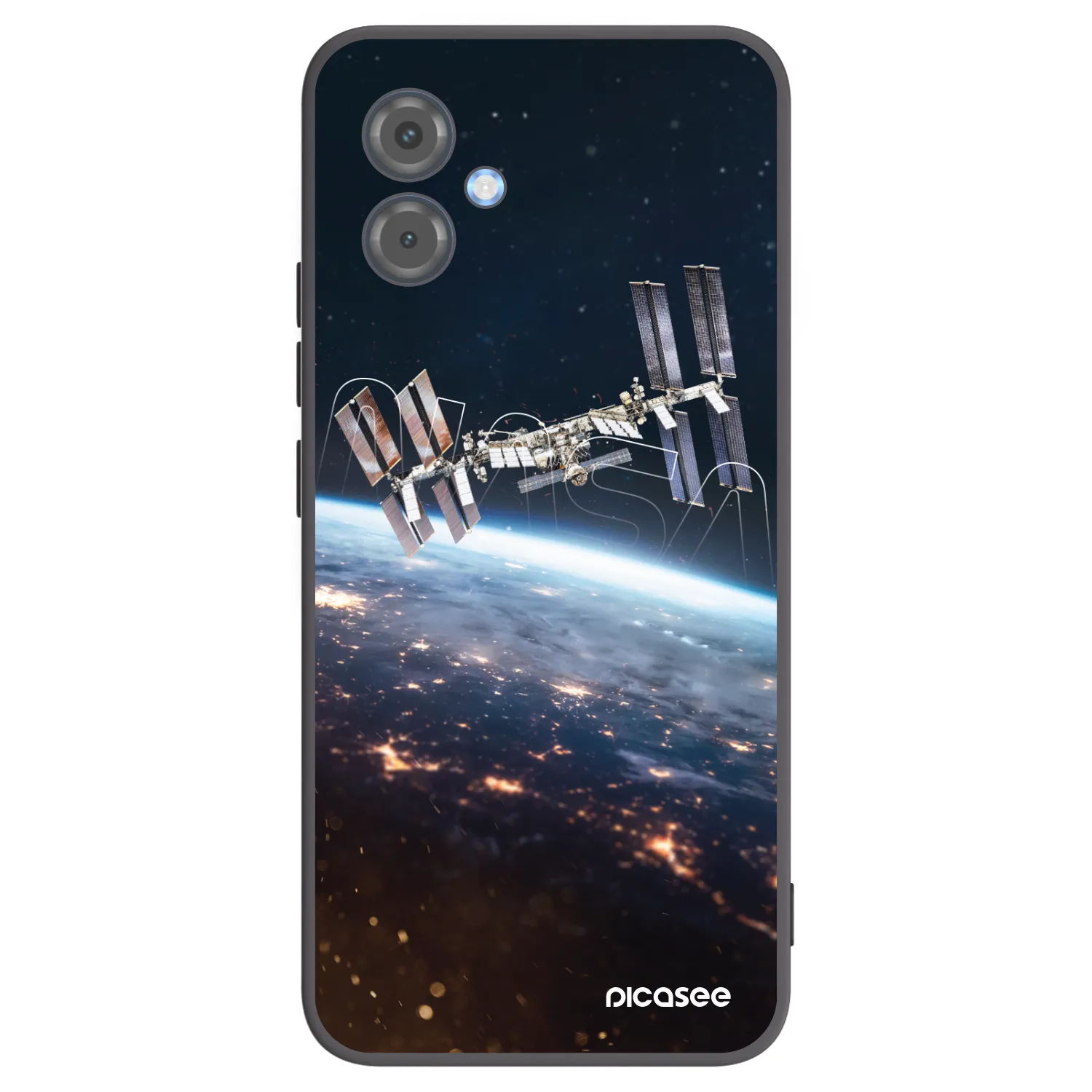 Picasee silikonski črni ovitek za Motorola Moto G14 - Station