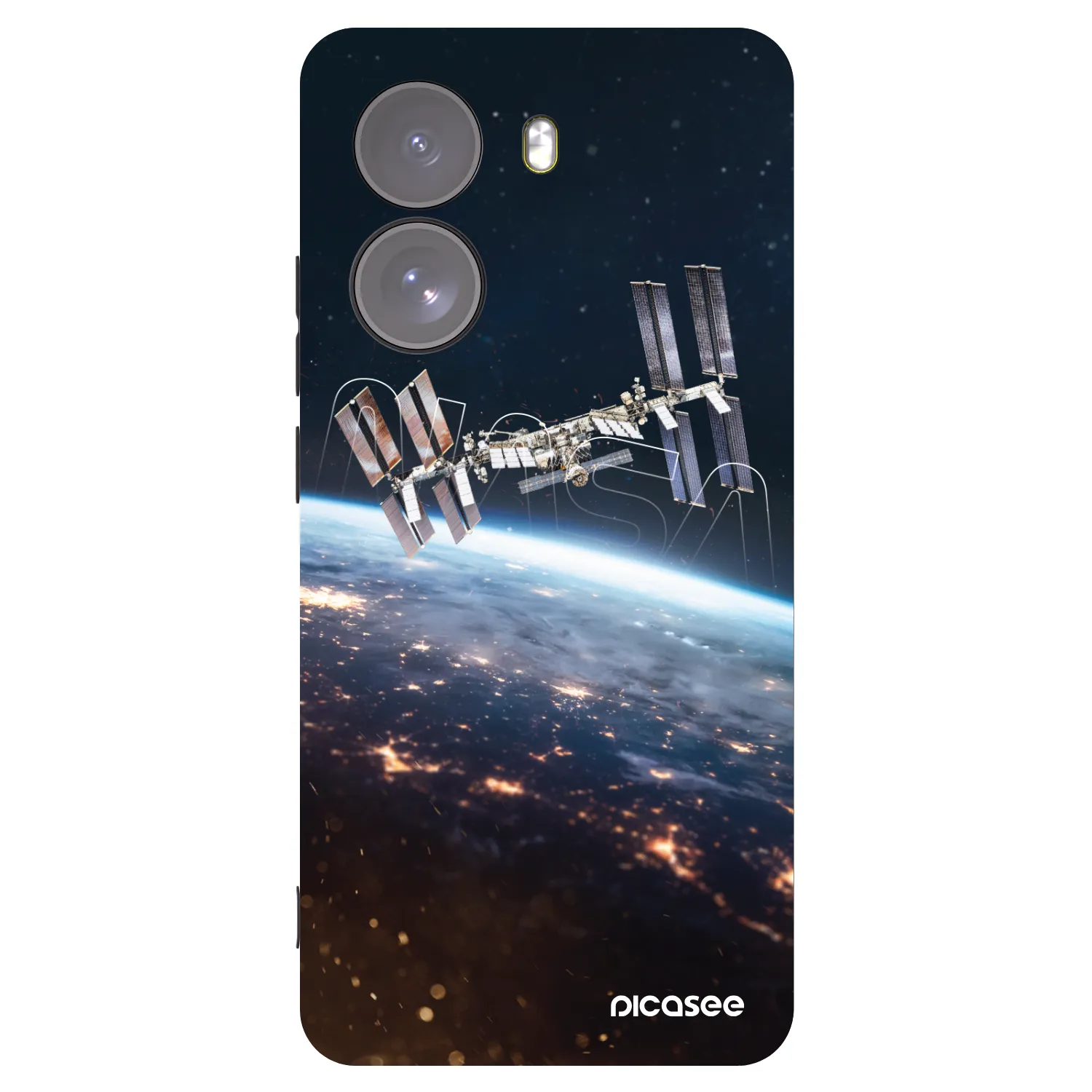 Picasee silikonski črni ovitek za Xiaomi Poco X7 - Station
