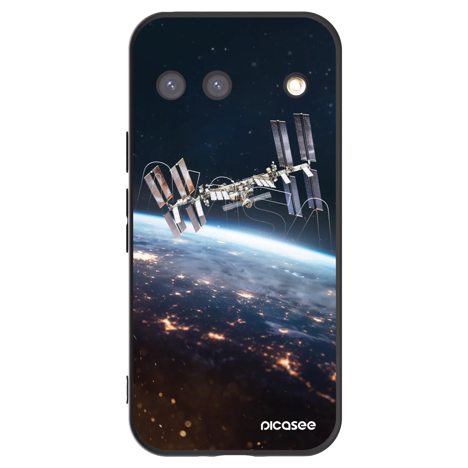 Picasee silikonski črni ovitek za Google Pixel 9 - Station