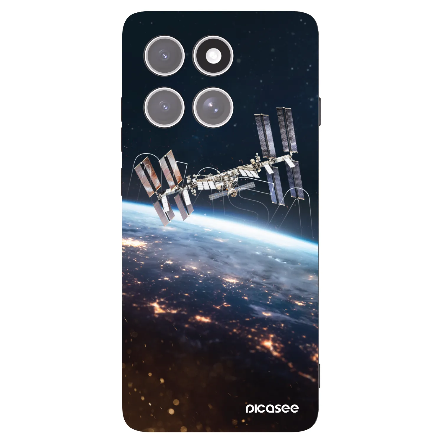 Picasee silikonski črni ovitek za Motorola Edge 60 Pro - Station