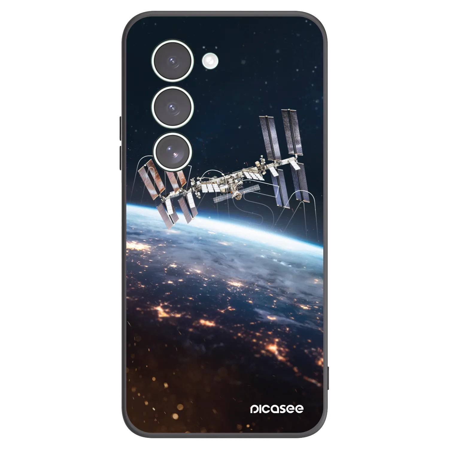 Picasee silikonski črni ovitek za Xiaomi Redmi 15 5G - Station