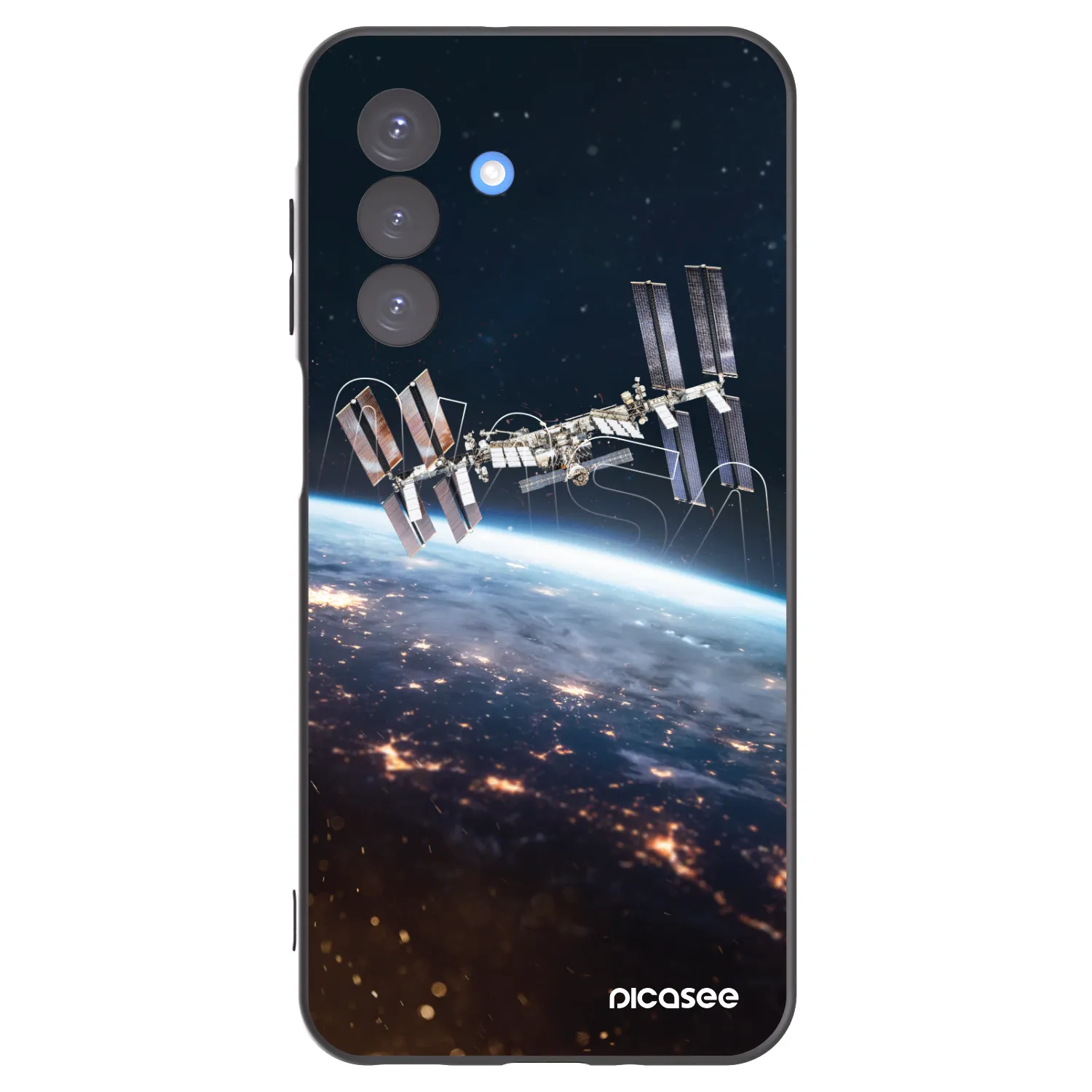 Picasee silikonski črni ovitek za Samsung Galaxy A17 5G - Station