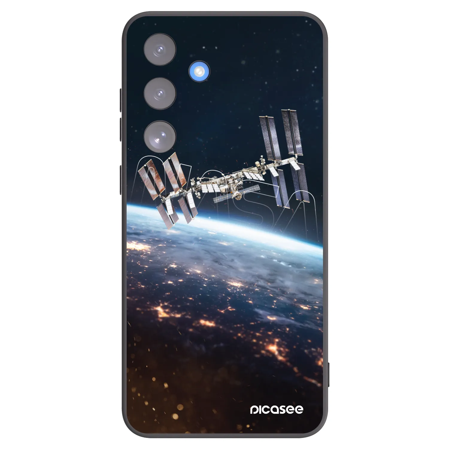 Picasee silikonski črni ovitek za Samsung Galaxy S25 FE 5G - Station