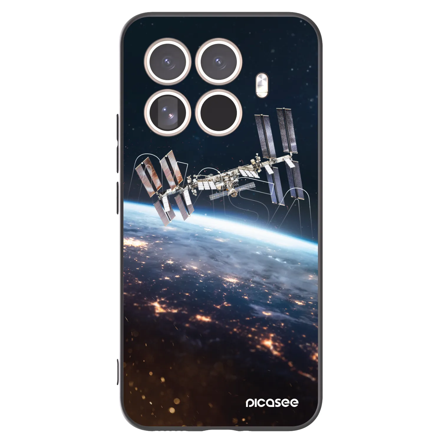 Picasee silikonski črni ovitek za Xiaomi 15T Pro - Station