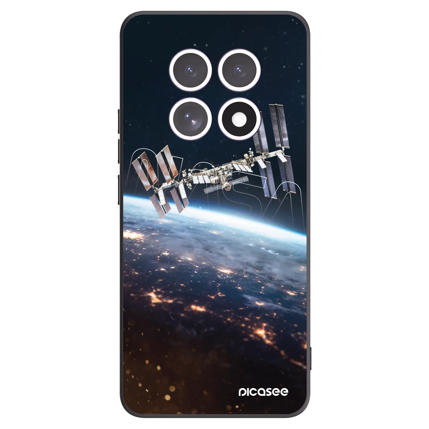Picasee silikonski črni ovitek za Xiaomi Redmi Note 15 - Station