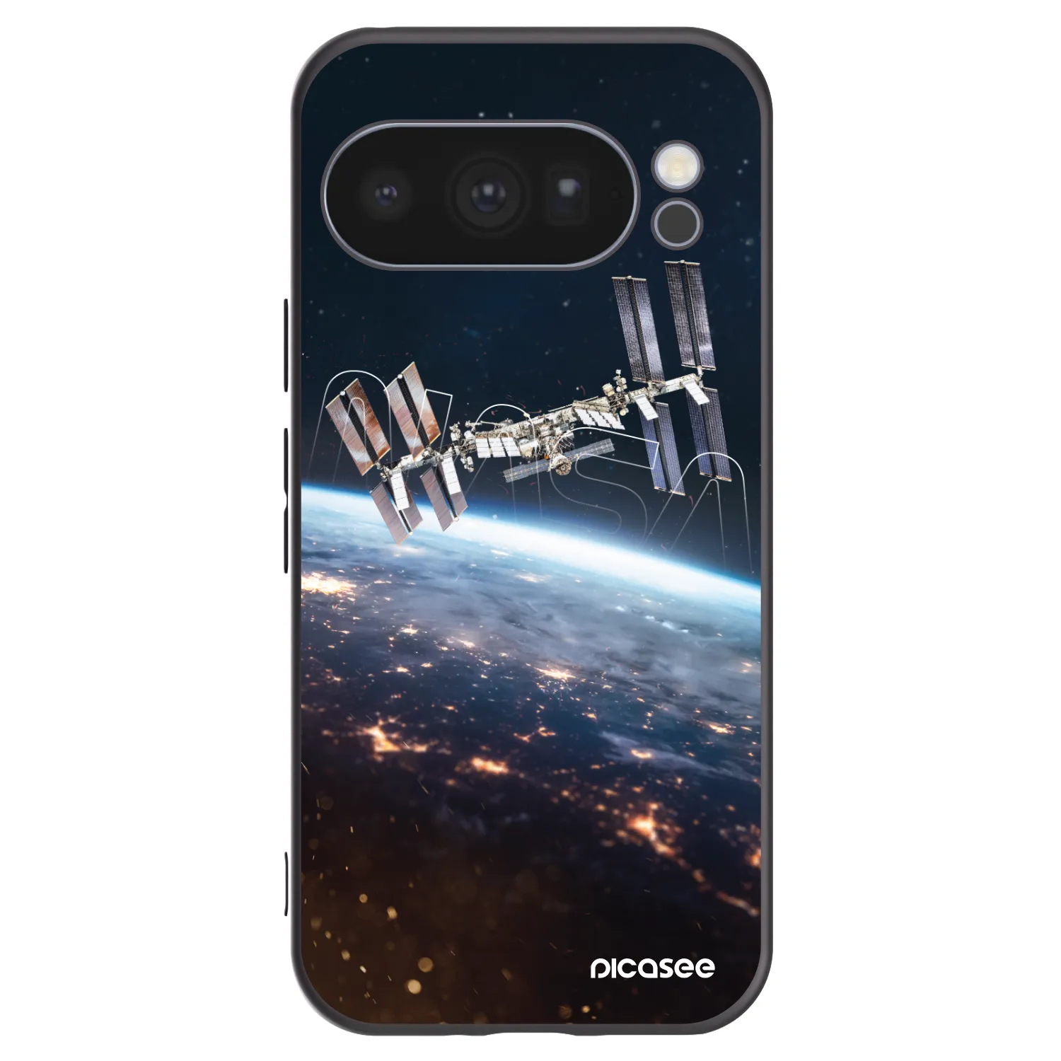 Picasee silikonski črni ovitek za Google Pixel 10 Pro - Station