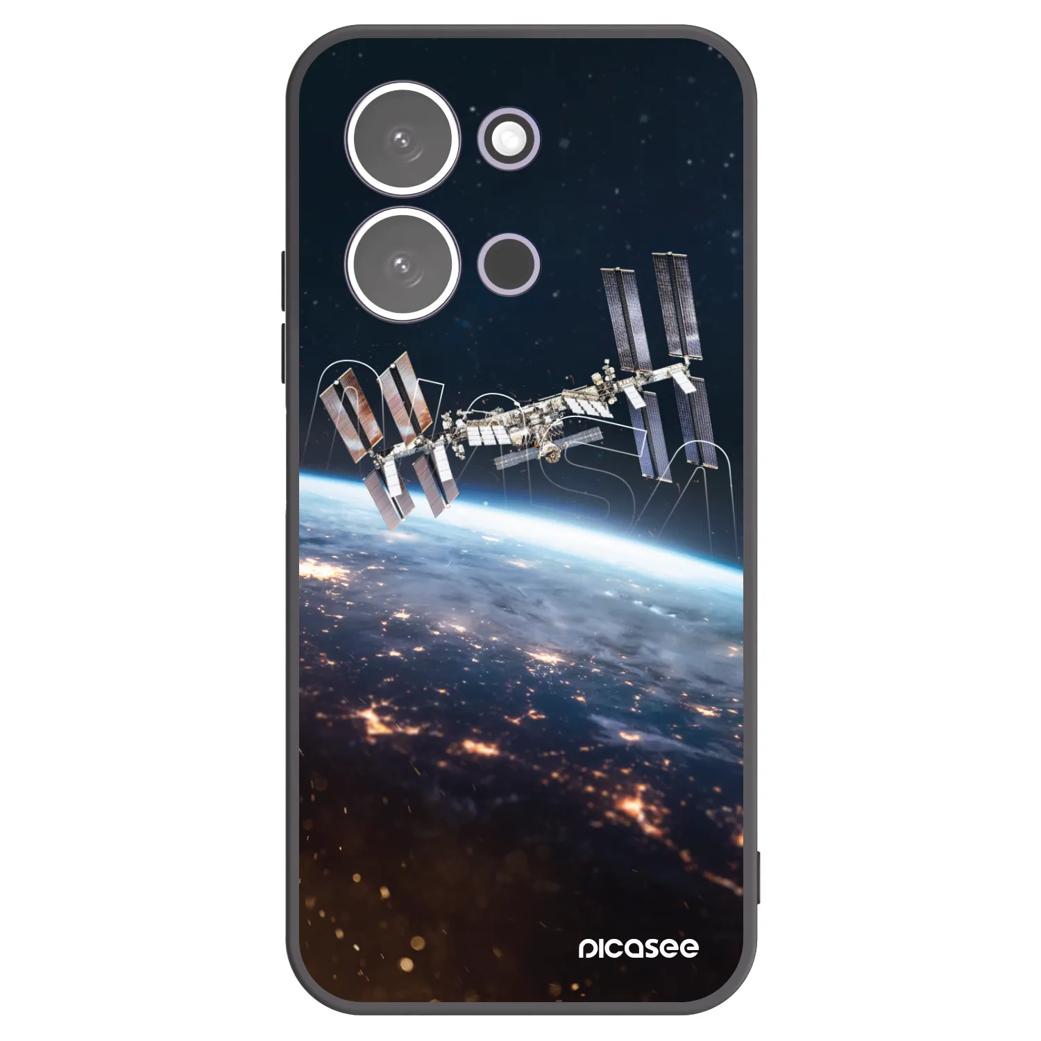 Picasee silikonski črni ovitek za Xiaomi Redmi 15C 5G - Station