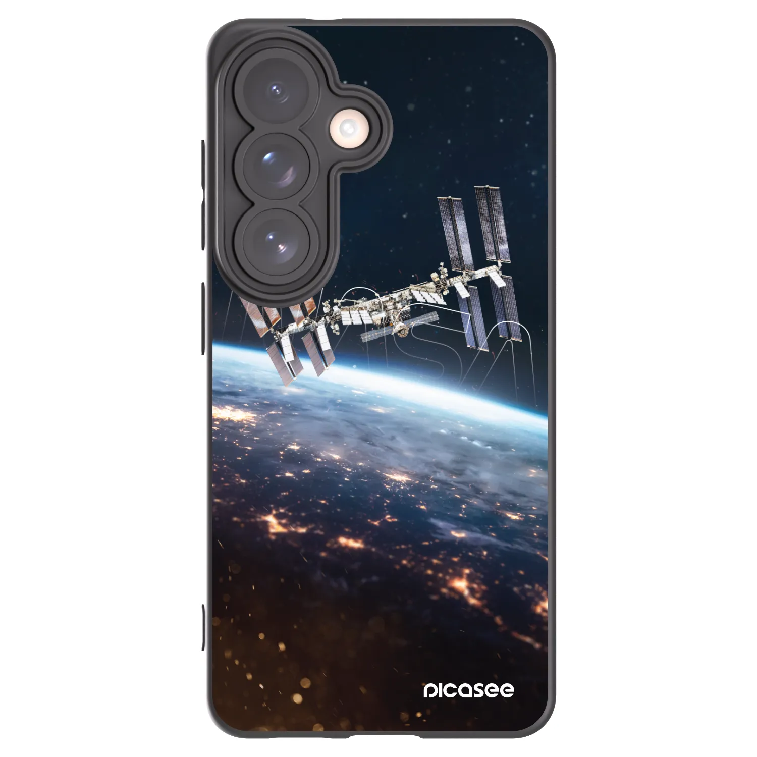 Picasee silikonski črni ovitek za Samsung Galaxy S26 - Station