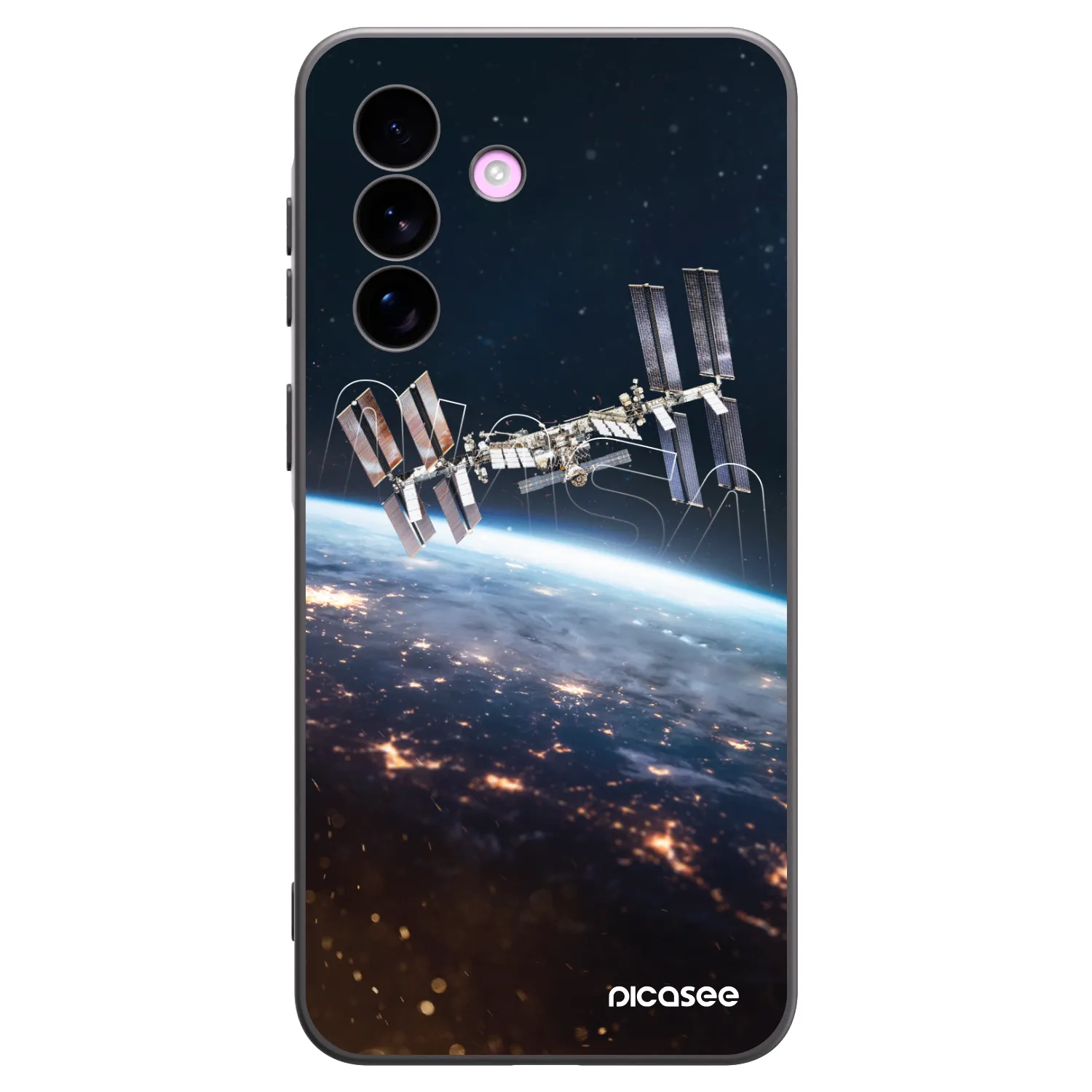 Picasee silikonski črni ovitek za Samsung Galaxy A57 5G - Station
