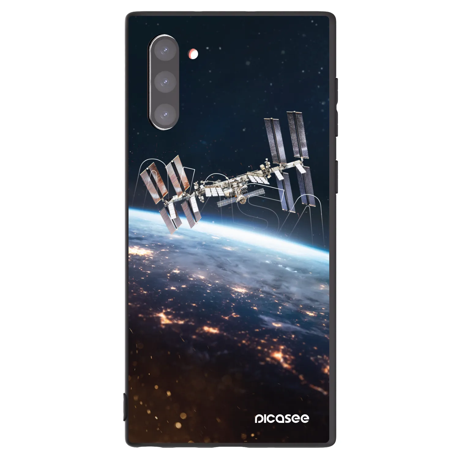 Picasee silikonski črni ovitek za Samsung Galaxy Note 10 N970F - Station