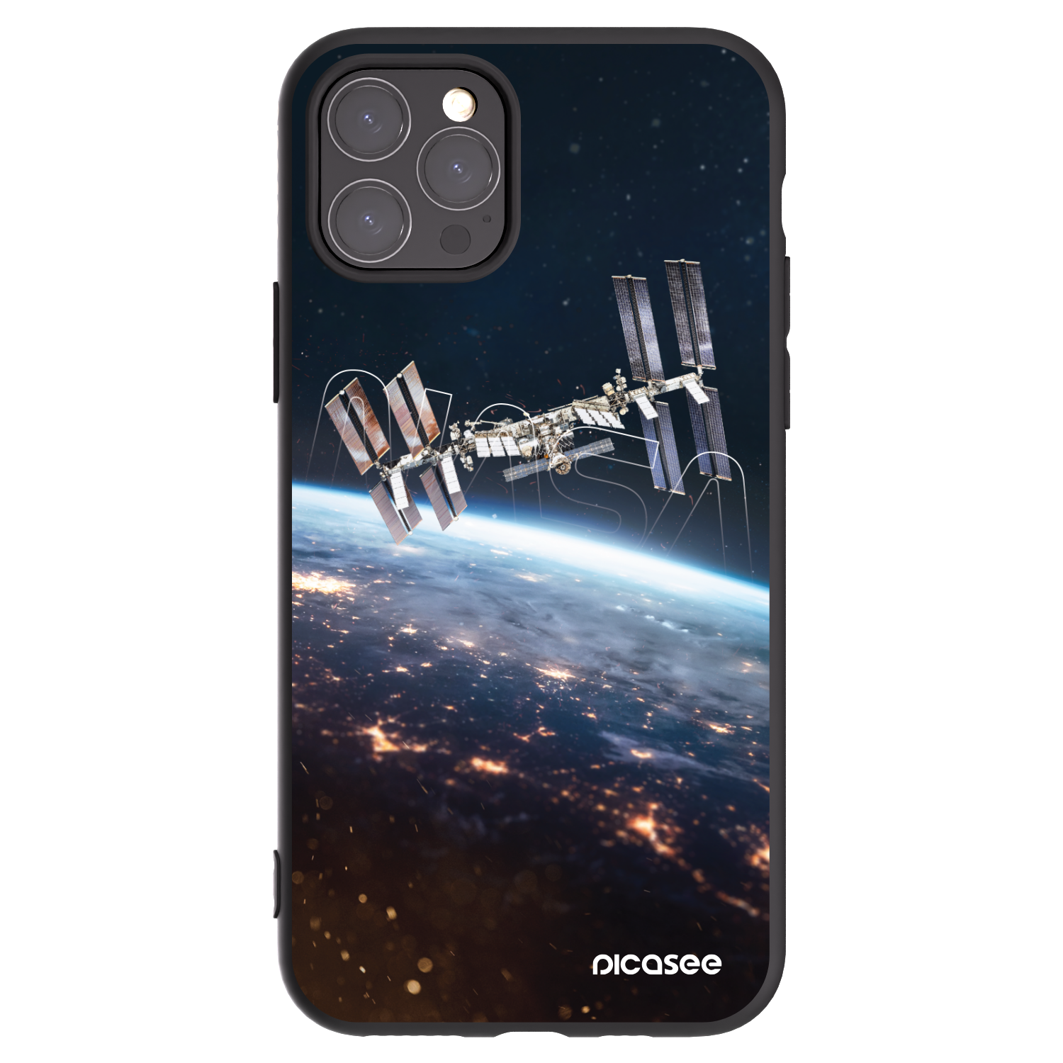 Picasee silikonski črni ovitek za Apple iPhone 11 Pro - Station