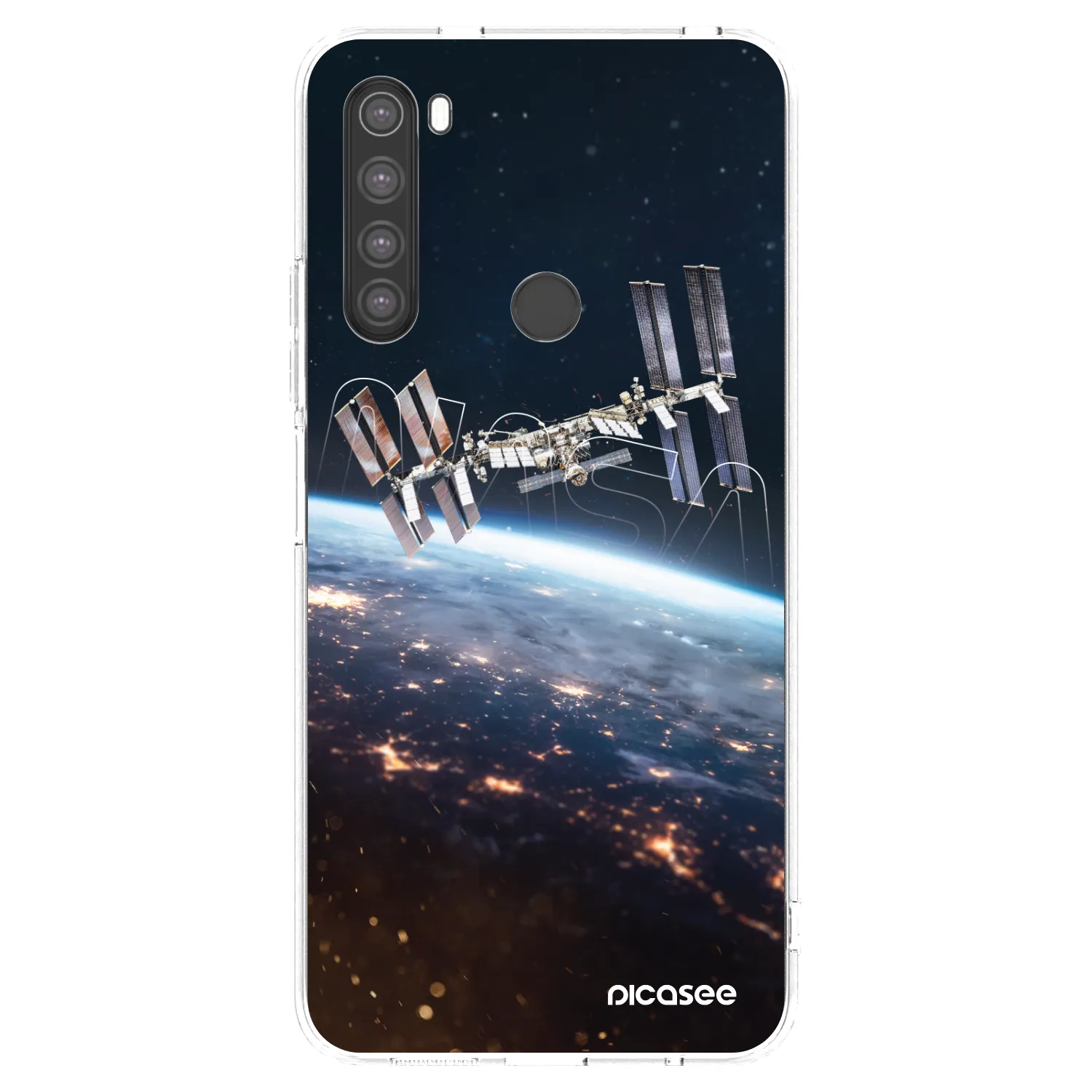 Picasee silikonski prozorni ovitek za Xiaomi Redmi Note 8 - Station