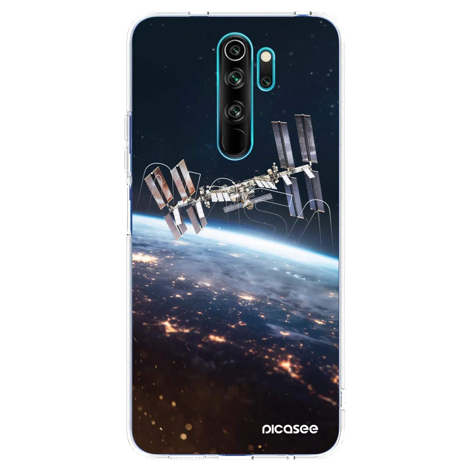 Picasee silikonski prozorni ovitek za Xiaomi Redmi Note 8 Pro - Station