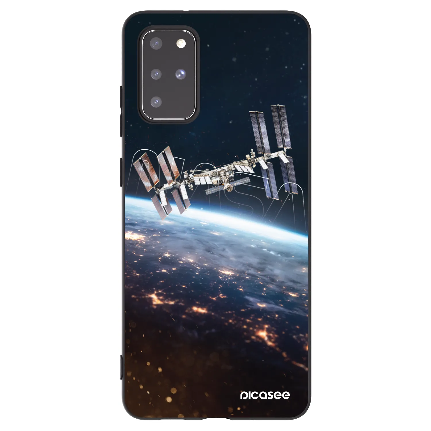 Picasee silikonski črni ovitek za Samsung Galaxy S20+ G985F - Station