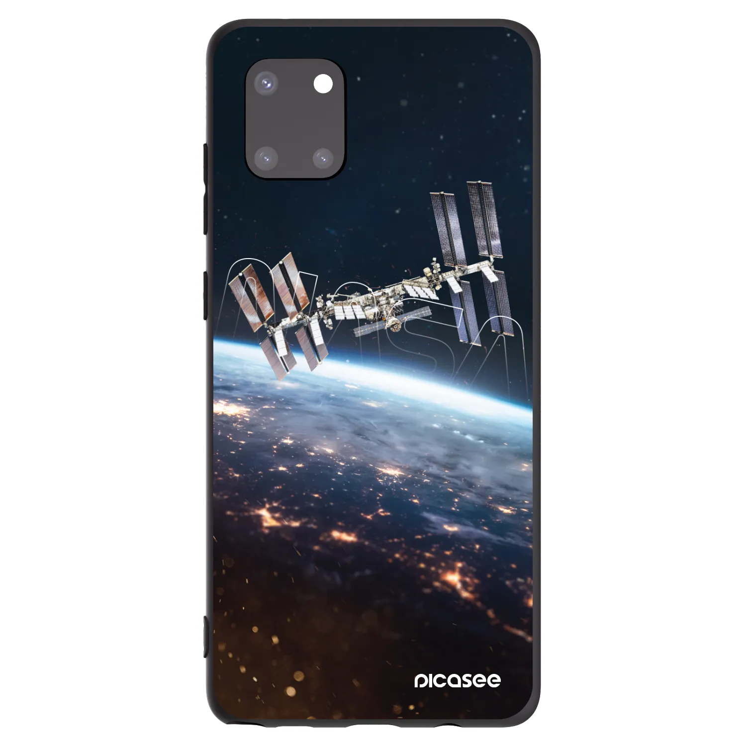 Picasee silikonski črni ovitek za Samsung Galaxy Note 10 Lite N770F - Station