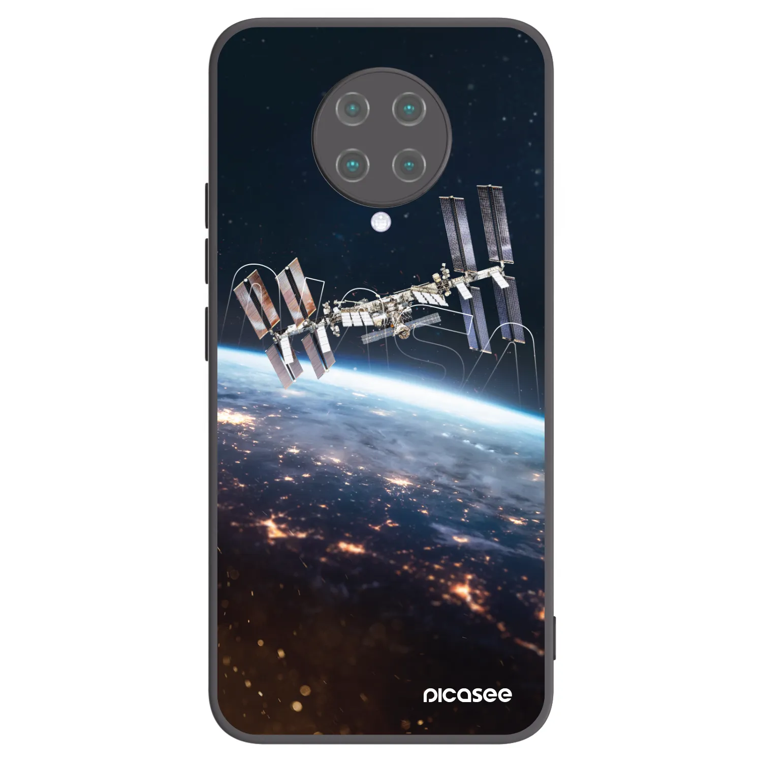Picasee silikonski črni ovitek za Xiaomi Poco F2 Pro - Station