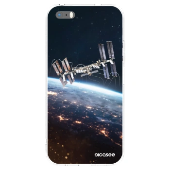 Picasee silikonski prozorni ovitek za Apple iPhone 5/5S/SE - Station