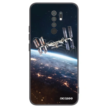 Picasee silikonski črni ovitek za Xiaomi Redmi 9 - Station