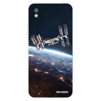 Picasee silikonski črni ovitek za Xiaomi Redmi 9A - Station