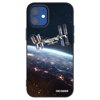 Picasee silikonski črni ovitek za Apple iPhone 12 mini - Station