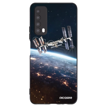 Picasee silikonski črni ovitek za Huawei P Smart 2021 - Station