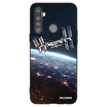 Picasee silikonski črni ovitek za Realme 6i - Station