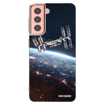 Picasee silikonski prozorni ovitek za Samsung Galaxy S21 5G G991B - Station