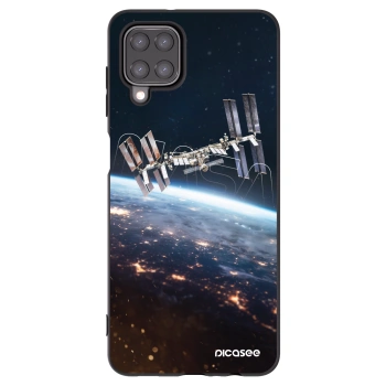 Picasee silikonski črni ovitek za Samsung Galaxy A12 A125F - Station