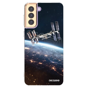 Picasee silikonski prozorni ovitek za Samsung Galaxy S21+ 5G G996F - Station