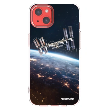 Picasee silikonski prozorni ovitek za Apple iPhone 13 - Station