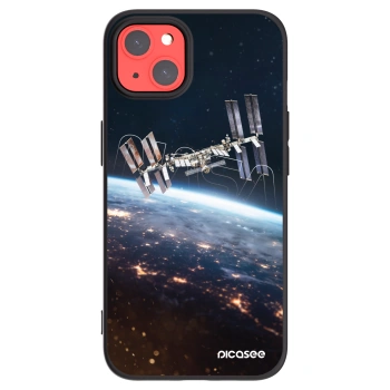Picasee silikonski črni ovitek za Apple iPhone 13 - Station