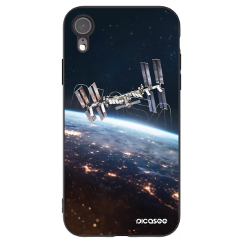 Picasee silikonski črni ovitek za Apple iPhone XR - Station