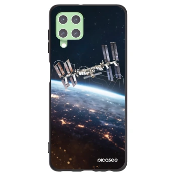 Picasee silikonski črni ovitek za Samsung Galaxy A22 A225F 4G - Station